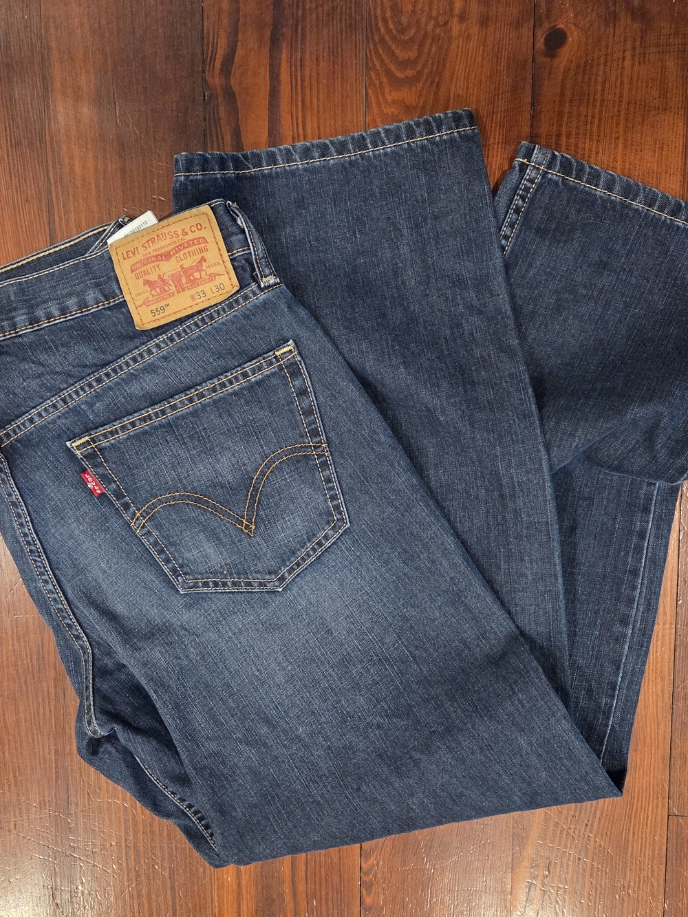 Levi's Men's Dark Indigo Bootcut Jeans